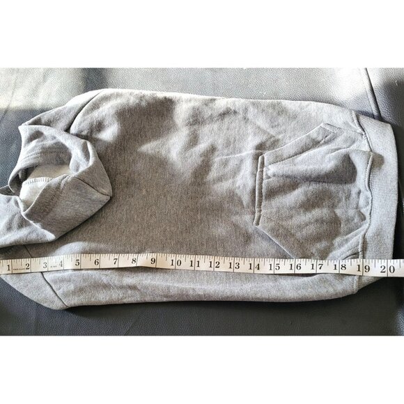 Zack & Zoey Gray Dog Hoodie Sweater with Pocket Size M - Picture 2 of 6
